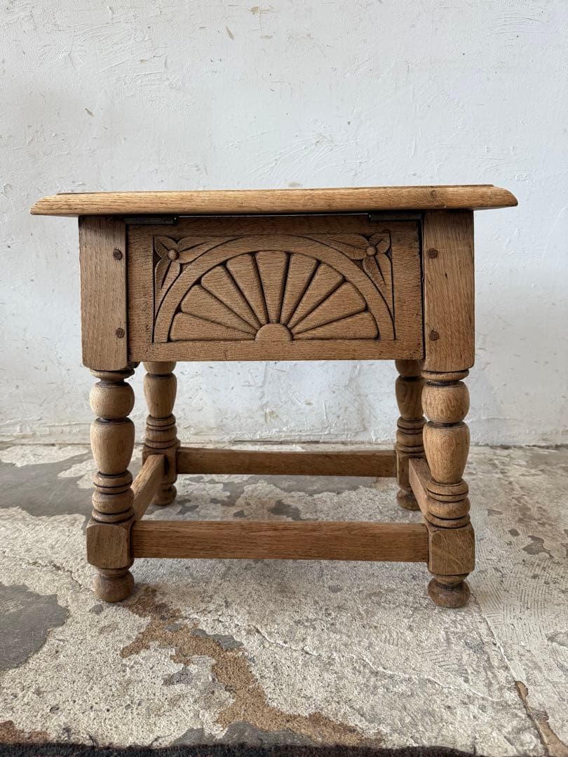 年末・年始SALE 収納サイドテーブル ベッドサイドテーブル　スツール　剥離