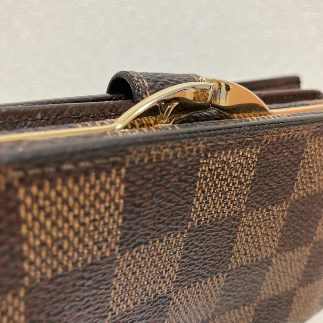 ✨美品・鑑定済✨ルイヴィトン ダミエ ポルトモネ ビエ ヴィエノワ 財布 がま口