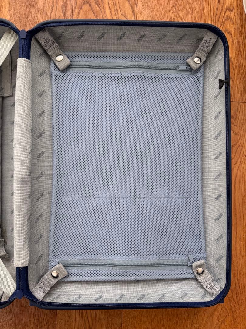 リモワ　サルサ　35L 美品　伸縮ハンドル新品交換済み　ブルー　機内持ち込み可