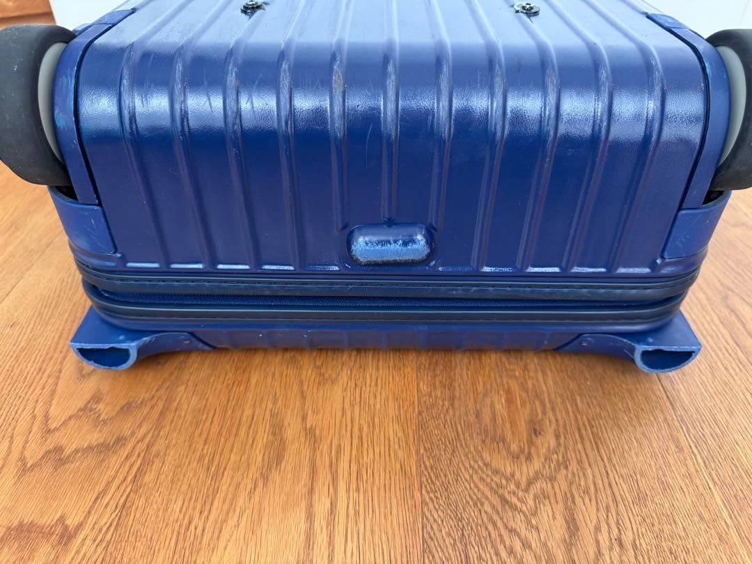 リモワ　サルサ　35L 美品　伸縮ハンドル新品交換済み　ブルー　機内持ち込み可
