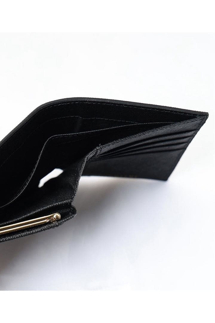 CULLNI クルニ 財布 本革 牛革 二つ折り ブラックメンズ レディース