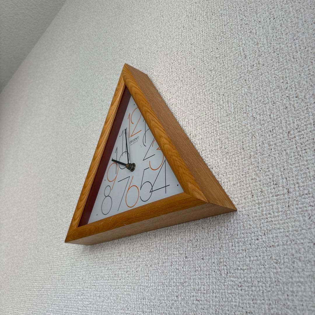 3yen様　ORIENT トライアングル CLOCK ポストモダン　80s