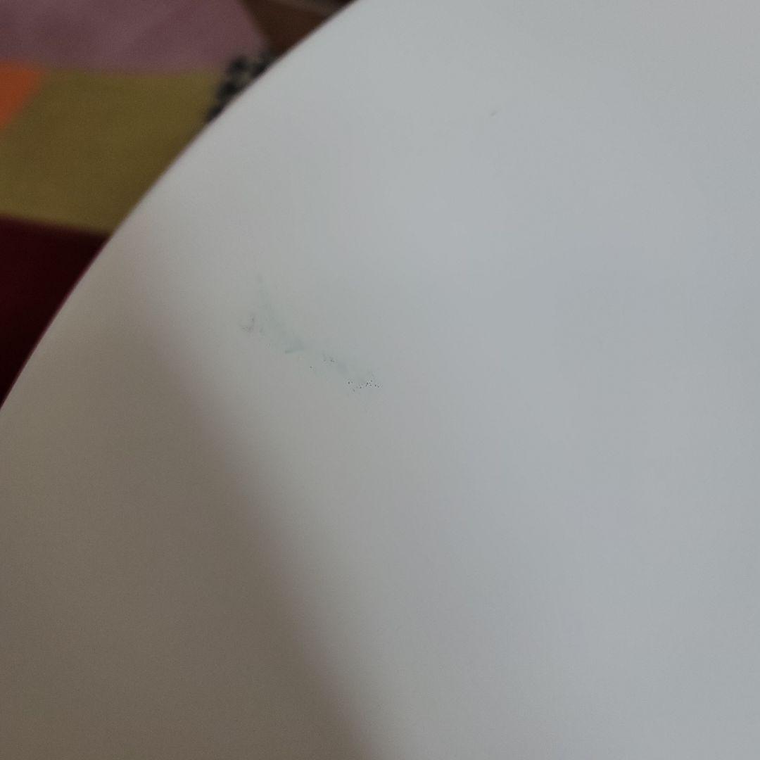 ホワイト円形テーブル パッチワーク　椅子　セットで！　宝塚市発