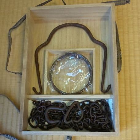 A3  茶道     釣釜道具 壱揃     ( 新品未使用品 )