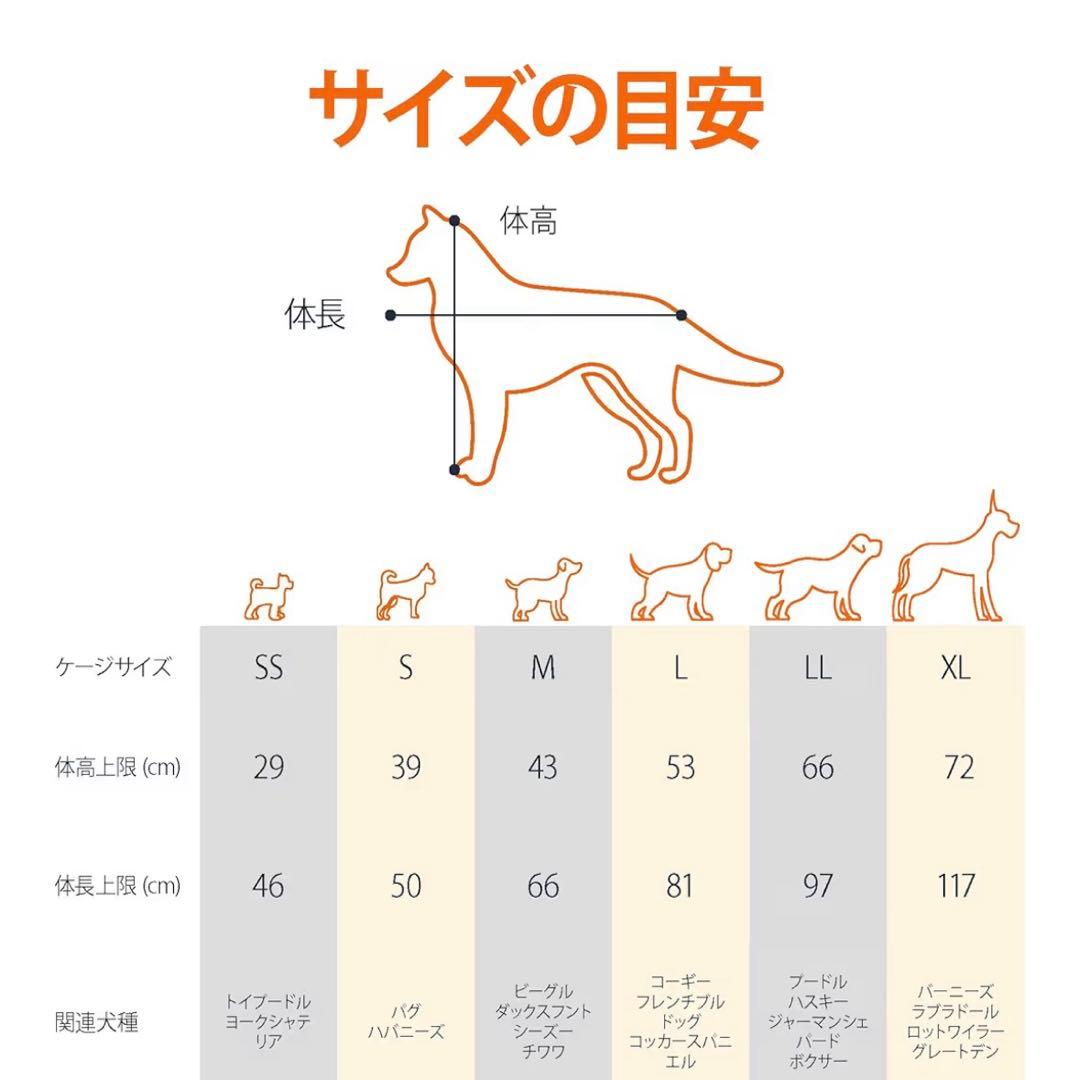 Amazonベーシック 犬 ペットケージ 折りたたみ可能 トレー付き ダブルドア