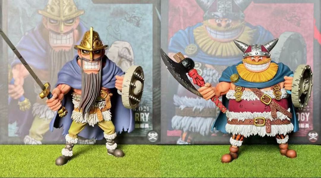 ワンピース ドリー ブロギー 2点 ガレージキット ガレキ スタチュー②