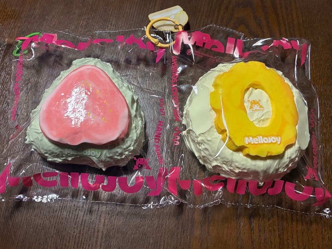 mellojoy スクイーズ 大福 グアバ(タグ無し)パイナップル 2点セット