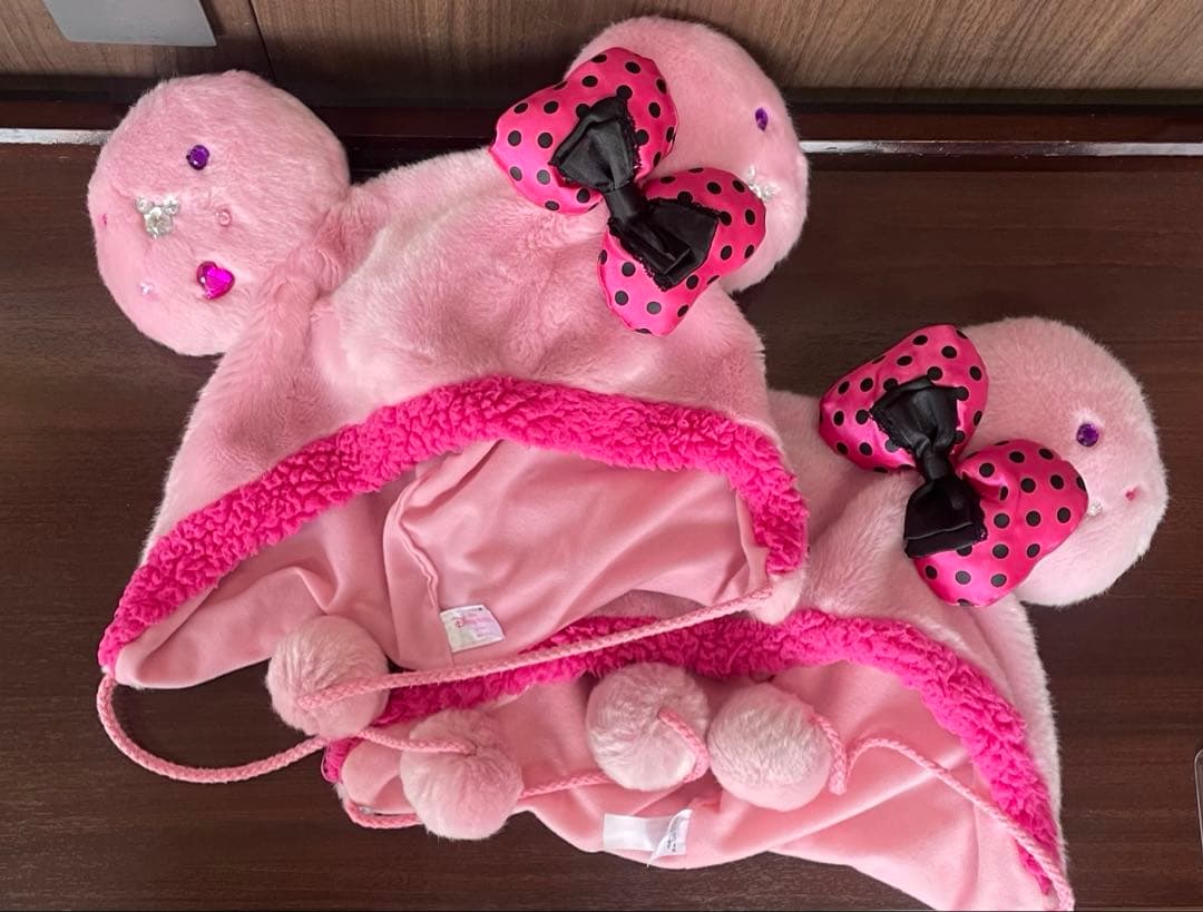 ディズニーファンキャップ ピンク 2個セット Mochi