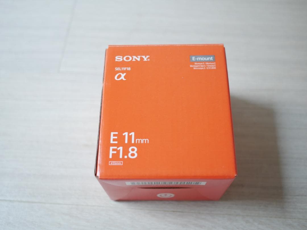 レンズ(単焦点) SONY E11mmF1.8 E-mount SEL11F18
