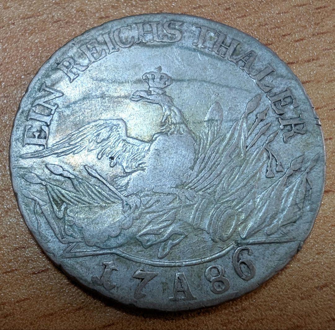 1 ライヒスターラー フリードリヒ2世  古銭 銀貨 硬貨