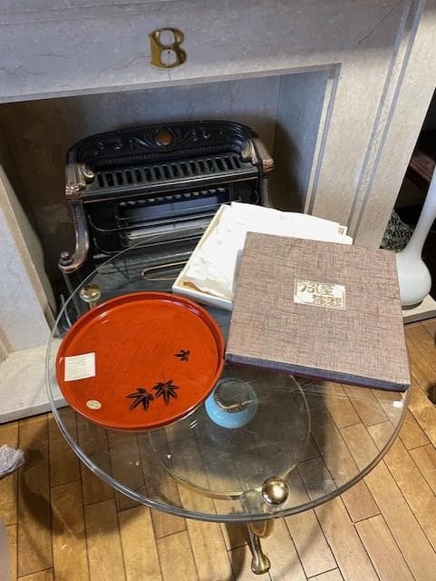 うるし屋 赤色 漆製 膳 もみじ模様