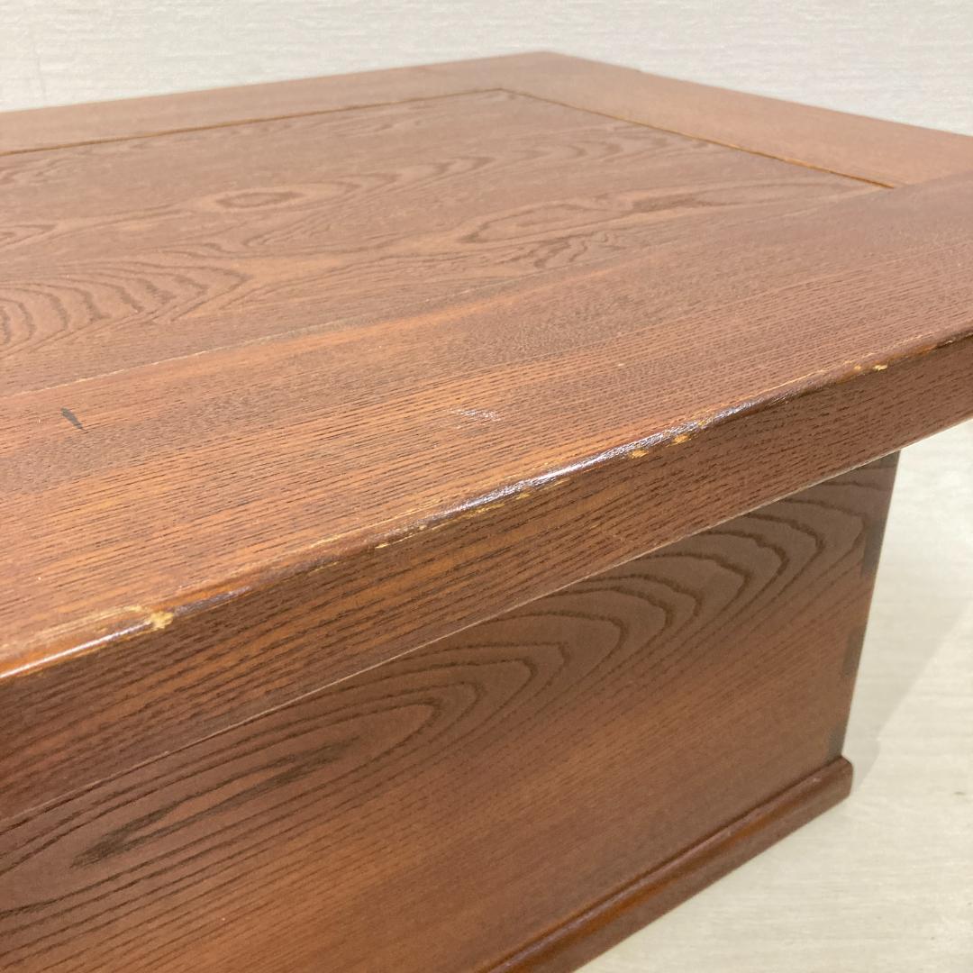 囲炉裏テーブル　座卓　昭和レトロ 火鉢 古民家　 引き出し 木製