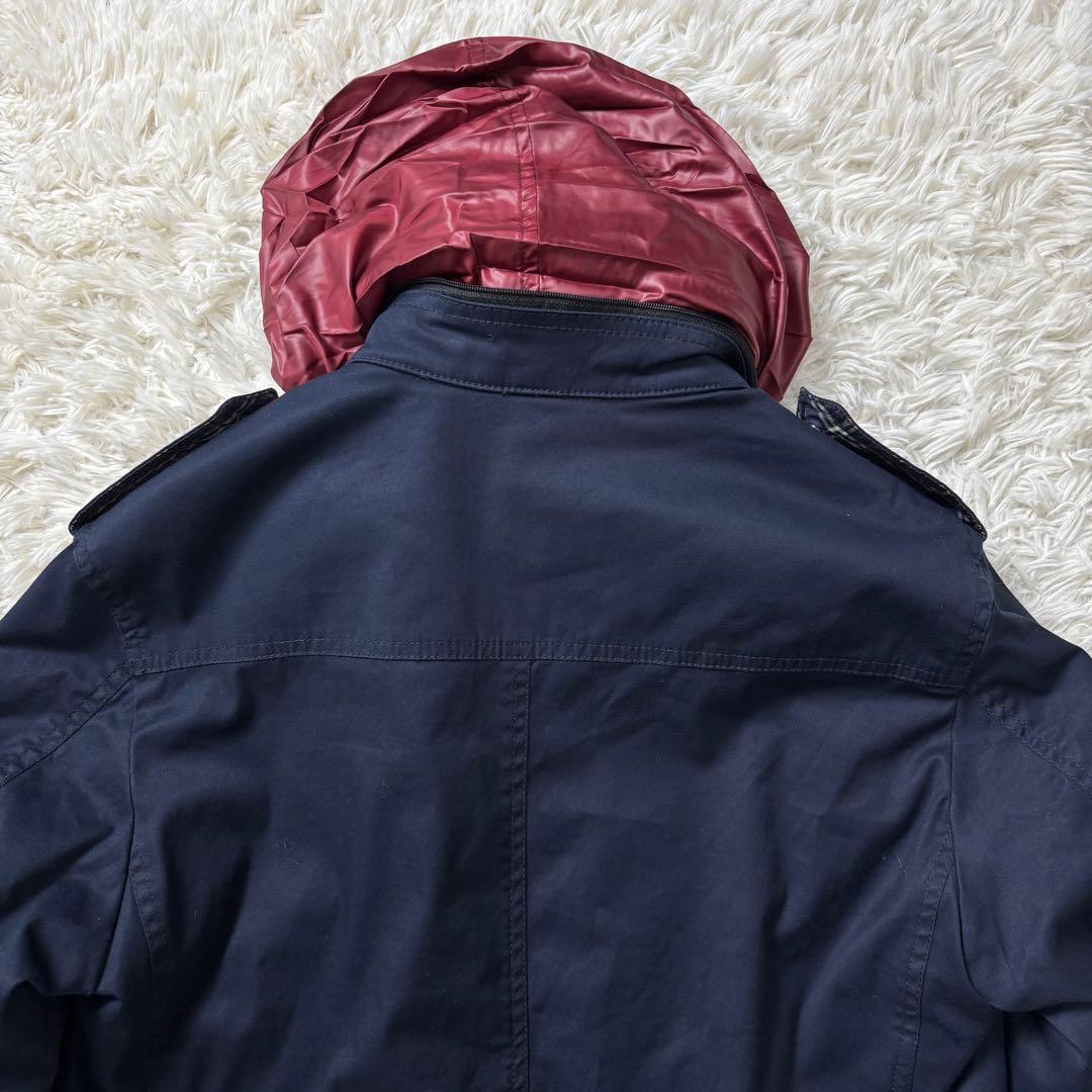 美品 7way バーバリーブラックレーベル ダウンライナー付きジャケット M