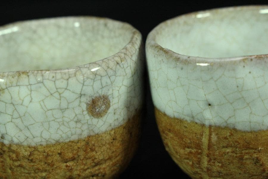 十二代 田原陶兵衛作 萩焼 煎茶器揃 共箱 未使用(K-LC870)