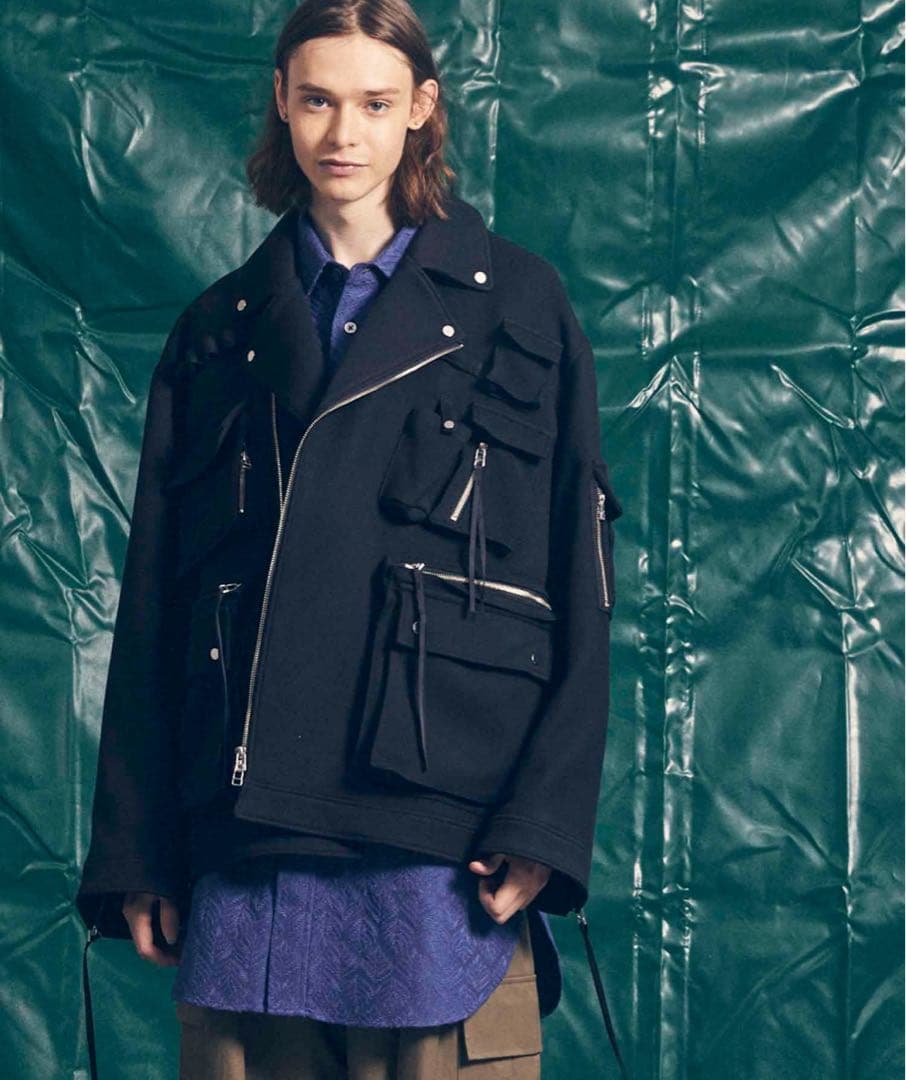 maison specialマルチポケットプライムオーバーダブルライダース