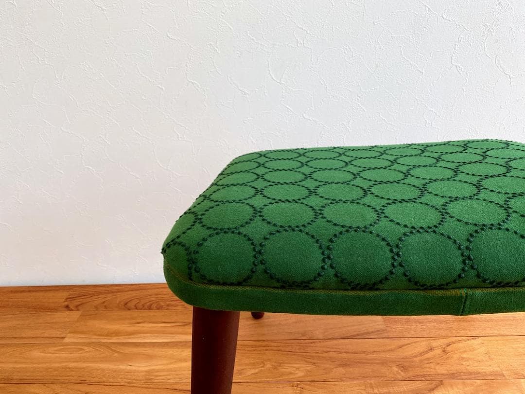 デンマーク ヴィンテージ オットマン スツール チーク材 ミナペルホネン 仕上済