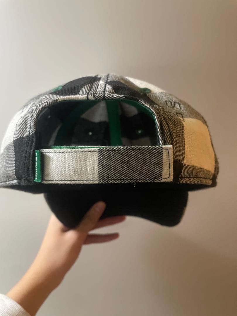 b.eautiful チェック柄キャップ