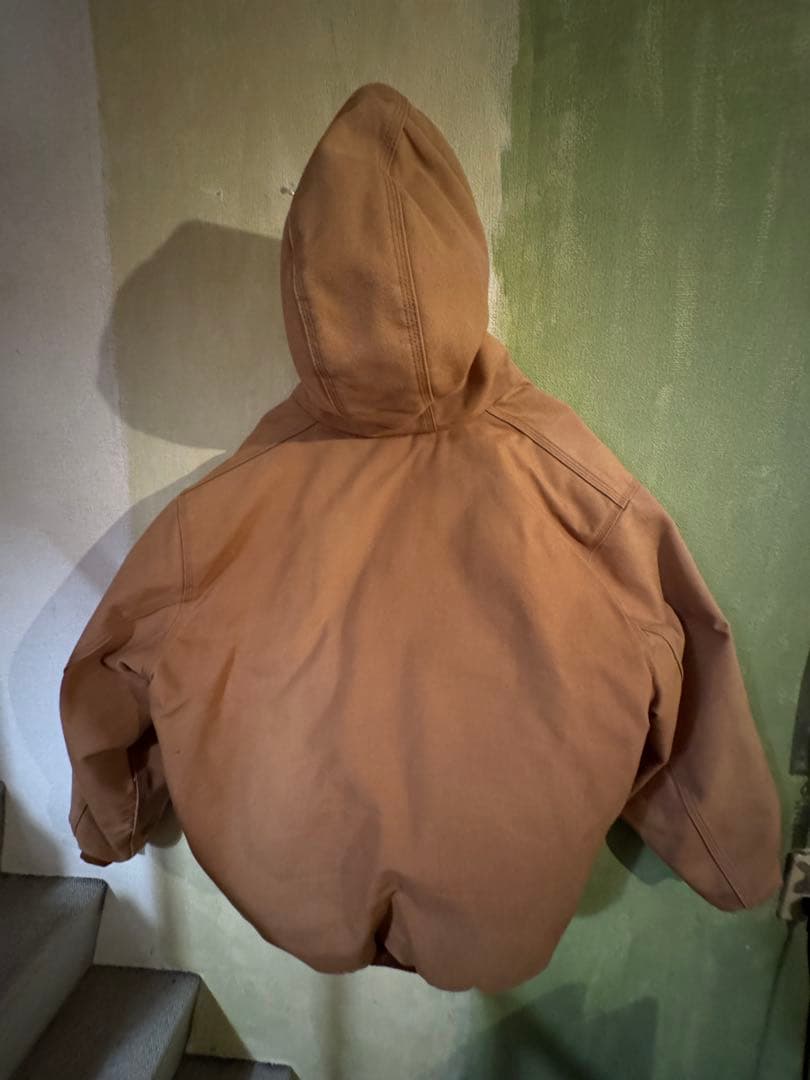 Carhartt フード付きアクティブジャケット XL ブラウン