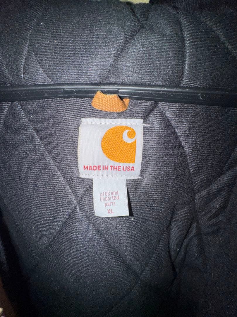 Carhartt フード付きアクティブジャケット XL ブラウン