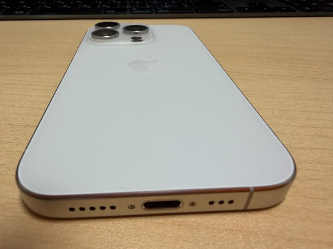 【ジャンク, 電池91%】 iPhone 15 PRO 512GB ホワイトチタ