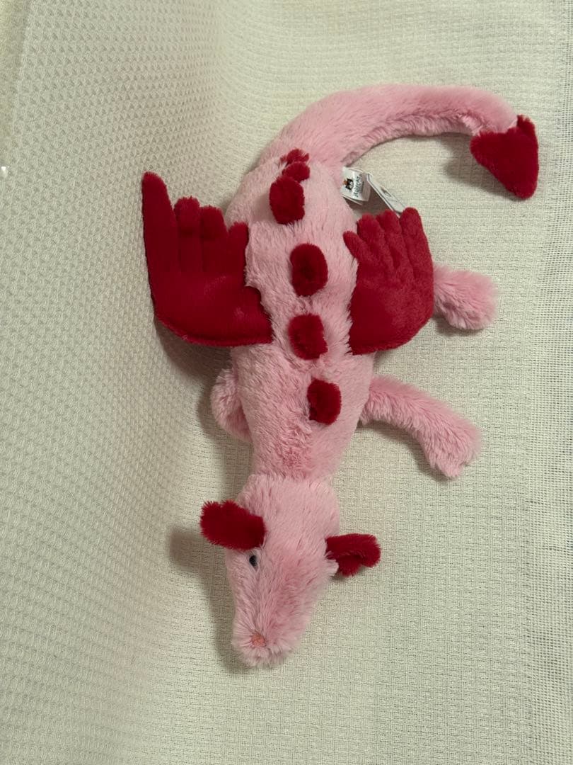  Heart Dragonバレンタイン ドラゴン赤ピンク50cm
