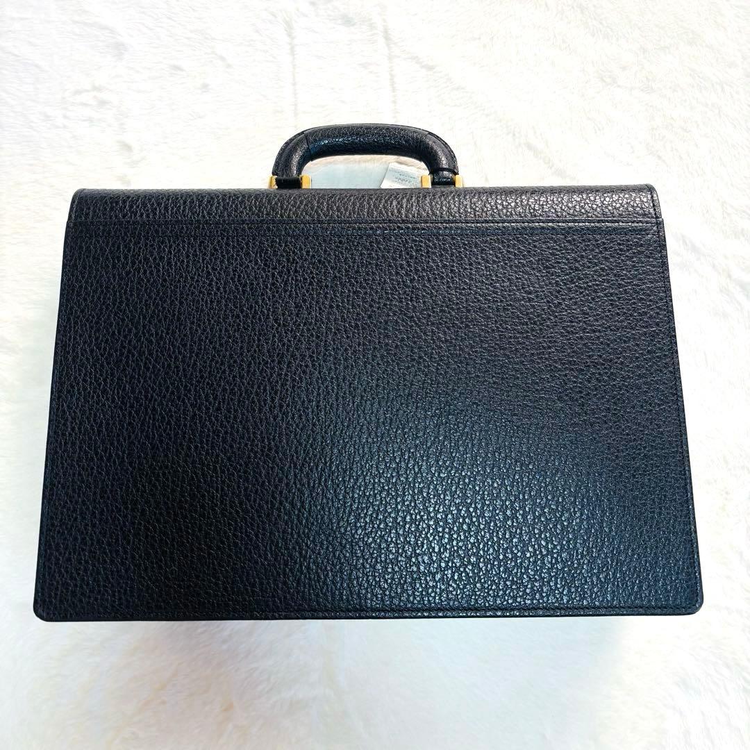 新品未使用　銀座タニザワ　ブリーフケース　皇室御用達　ダレスバッグ　黒　超希少