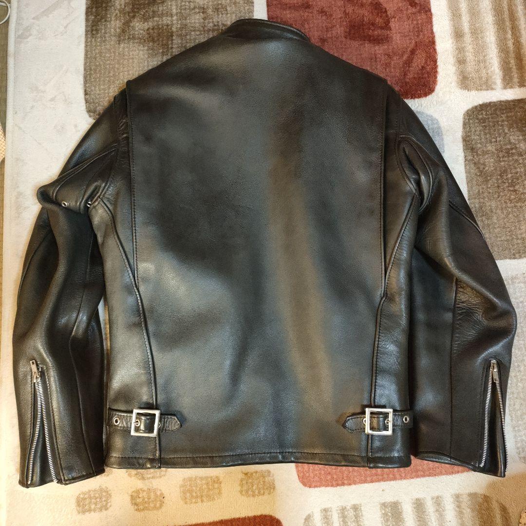 美品　人気モデル６４１ Schott シングルライダース　極厚革　 ライナー付