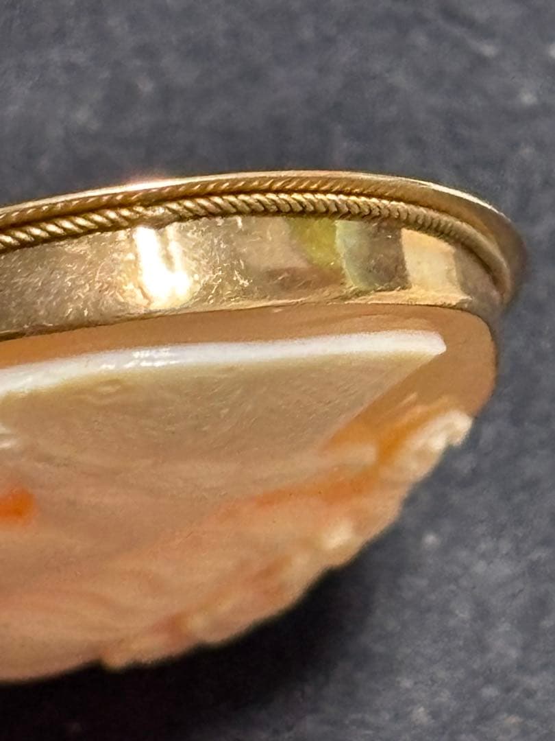 カメオ ブローチ　ペンダントトップ