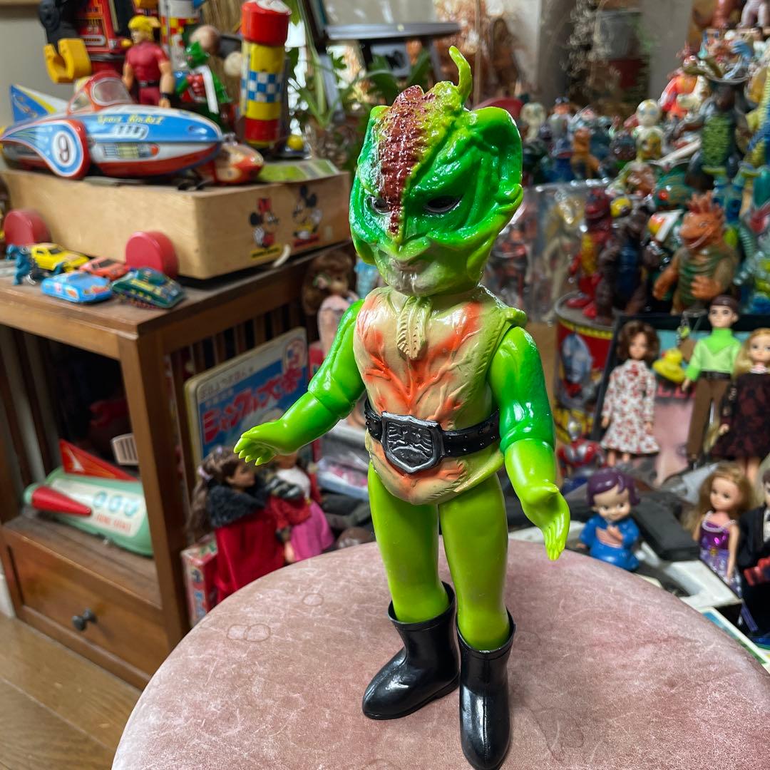 美品　当時物　サラセニアン怪人　旧バンダイ　スタンダードサイズ