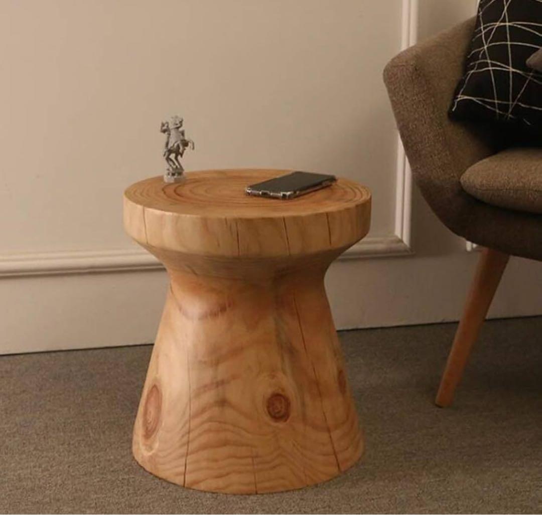 ⭐️【全国送料無料】 定価5万円　Virod スツール　サイド　テーブル　純木