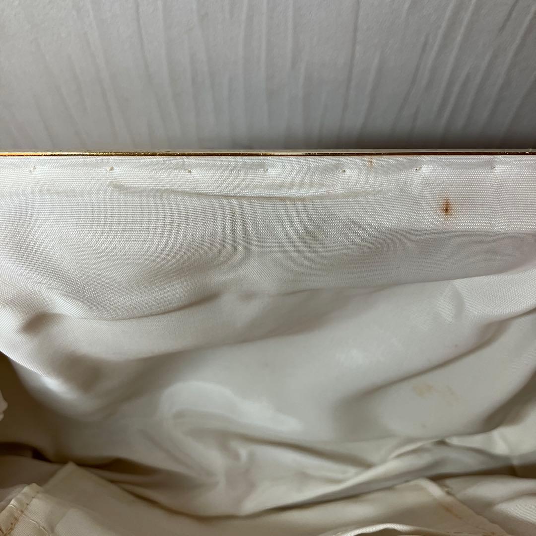 花柄　フラワーモチーフ　パーティーバック　レトロ　アンティーク　ビーズバック