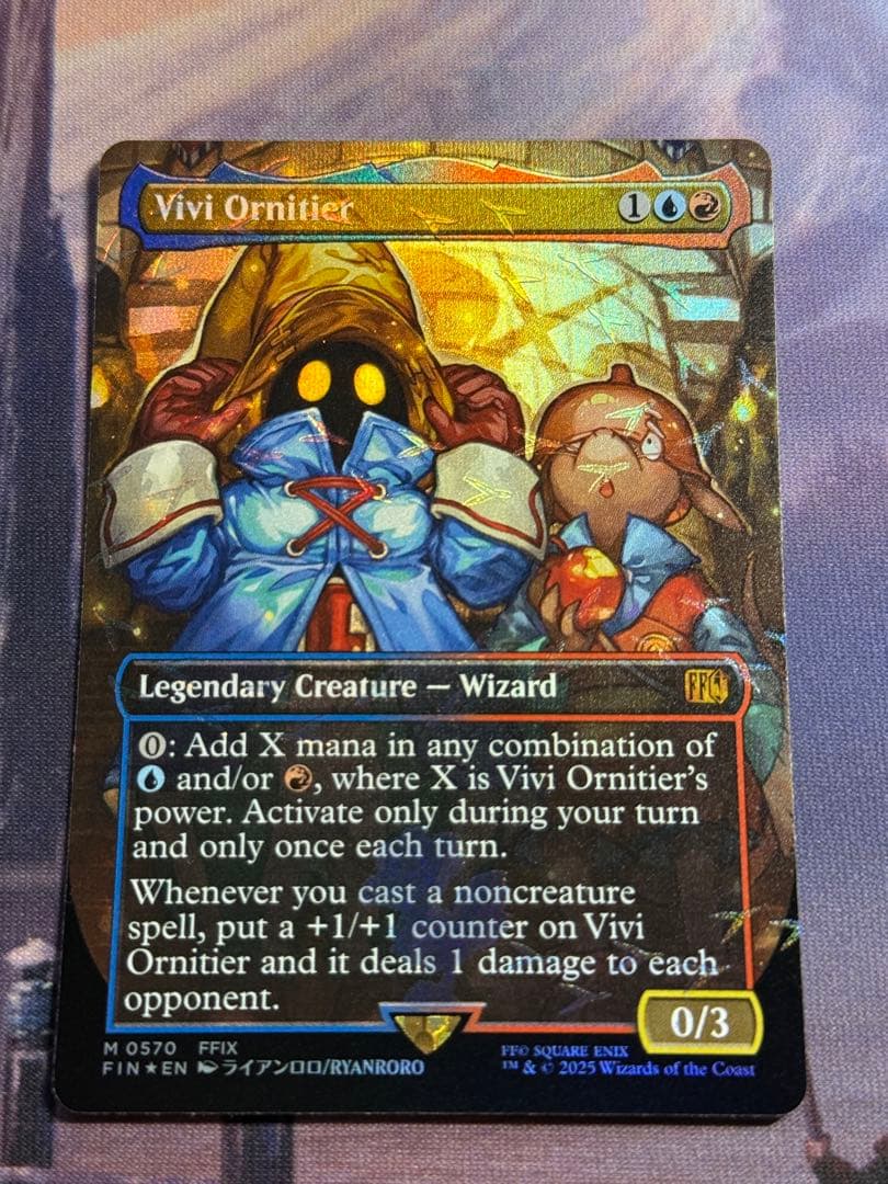 MTG/FIN/迷える黒魔道士、ビビ/チョコボトラックFoil/英/1枚