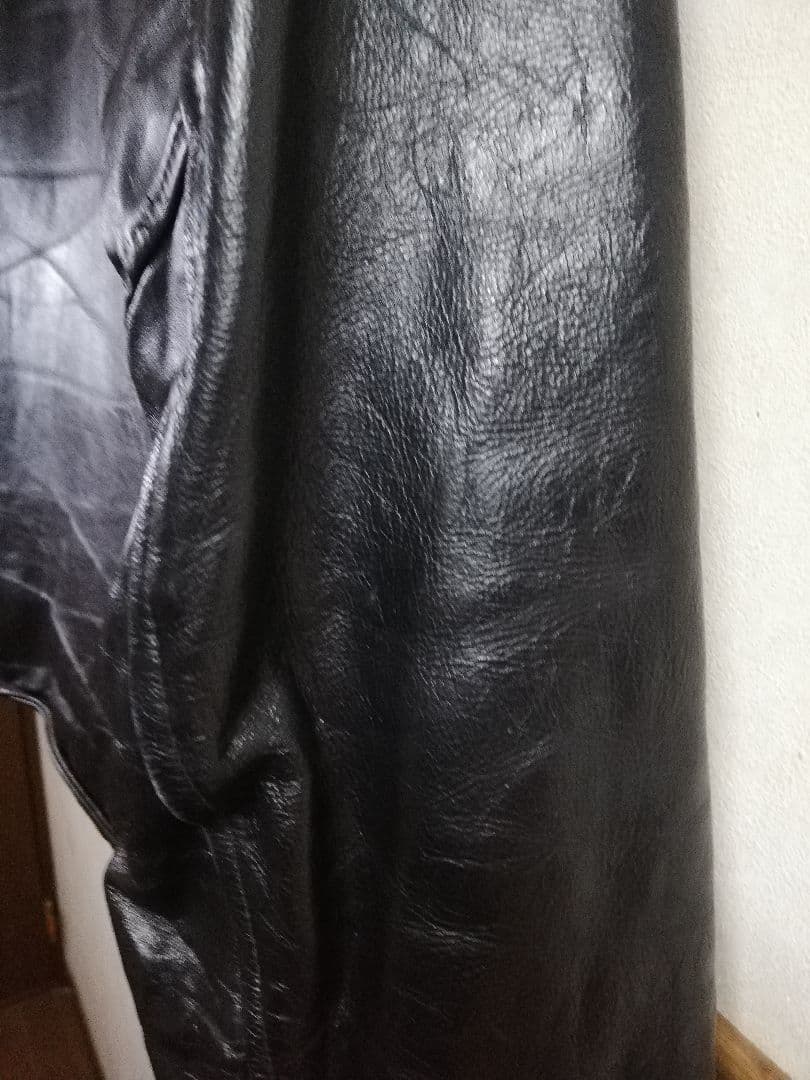 70s ポリスマンジャケット　talon ビンテージ　レザージャケット