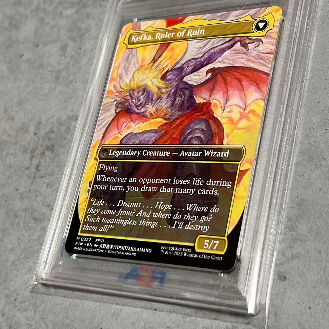 連番《PSA10》 MTG FF 人造魔導士、ケフカ 日・英版