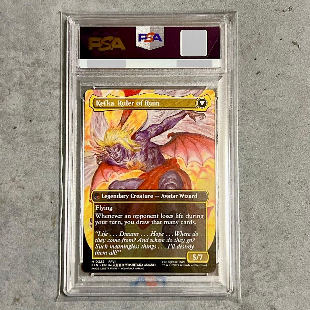 連番《PSA10》 MTG FF 人造魔導士、ケフカ 日・英版