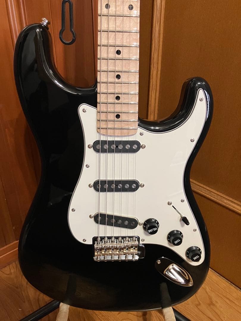 美品 SCHECTER PS-ST-DH-SC /BLK/M スキャロップ 限定