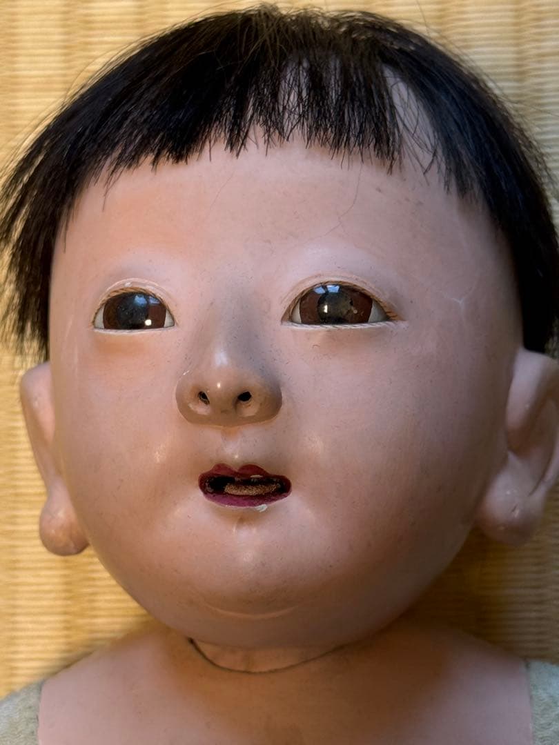 市松人形　抱き人形　伊東久重　42cm