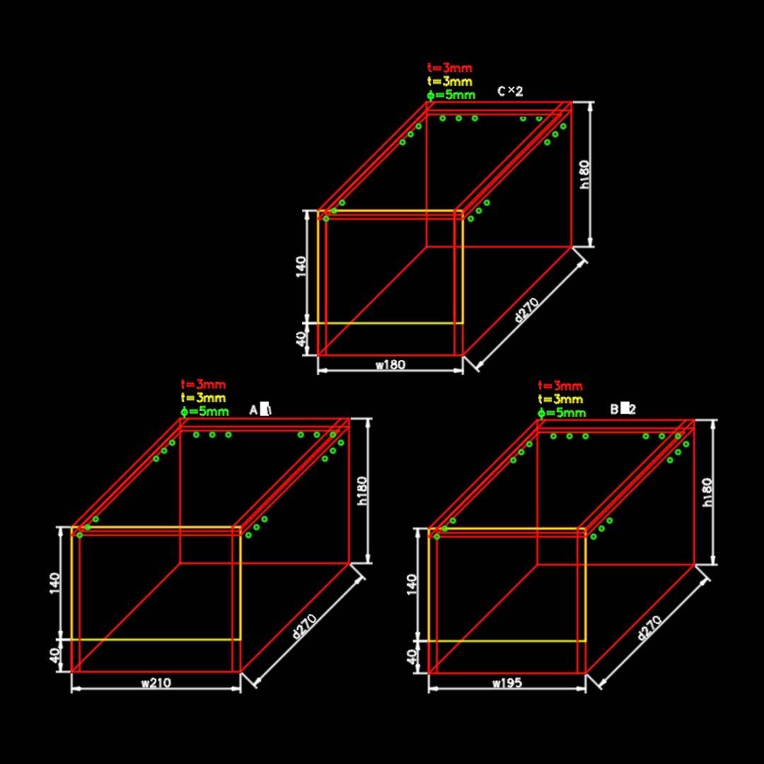 【M0111】オーダーメイドアクリル飼育ケース