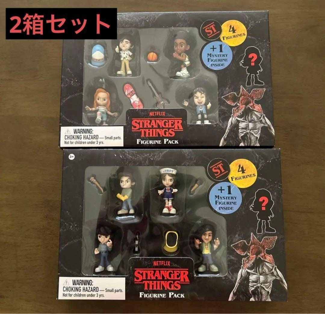 未開封　2箱セット　Stranger Things フィギュアパック 4体+1体