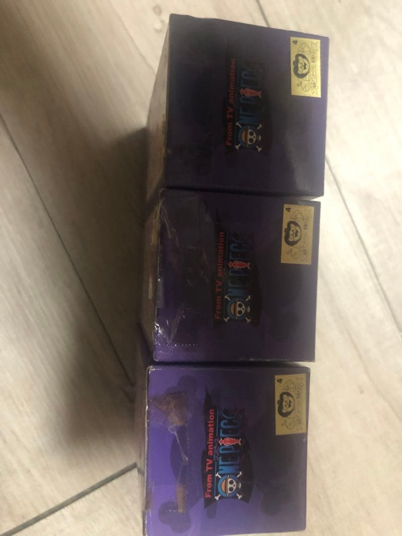 ワンピースワールドコレクタブルフィギュアVOL３　3種　オーズ　サンジ　ルフィ