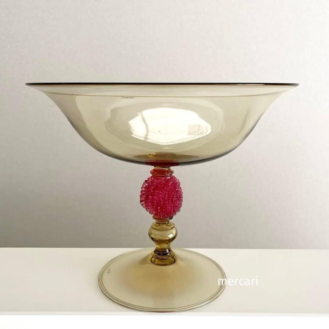 PAULY コンポート ベネチアングラス/ムラーノ muranoガラス 花器