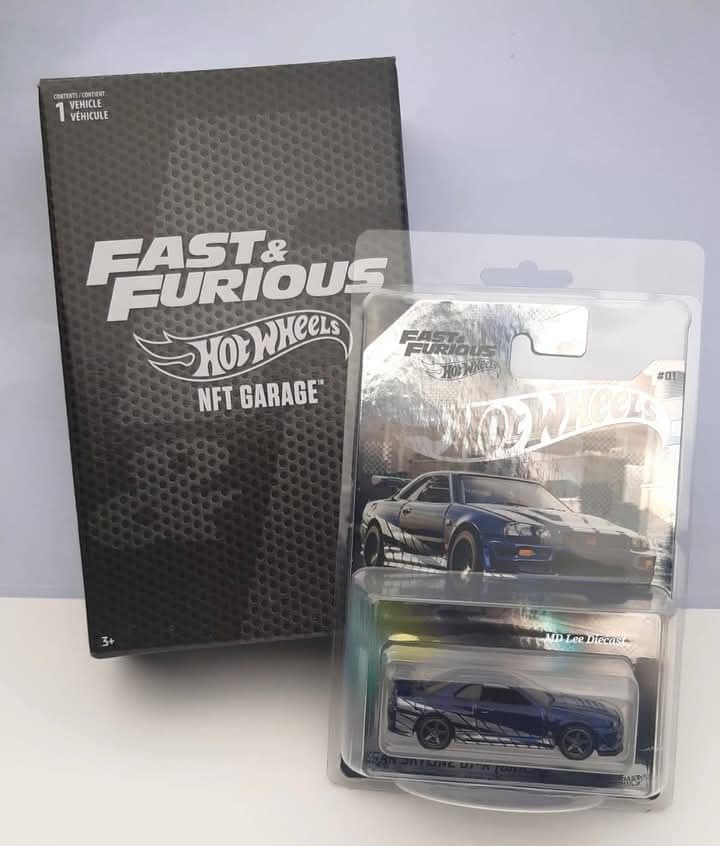 ホットウィール ワイルド・スピード NFT 日産スカイライン R34。