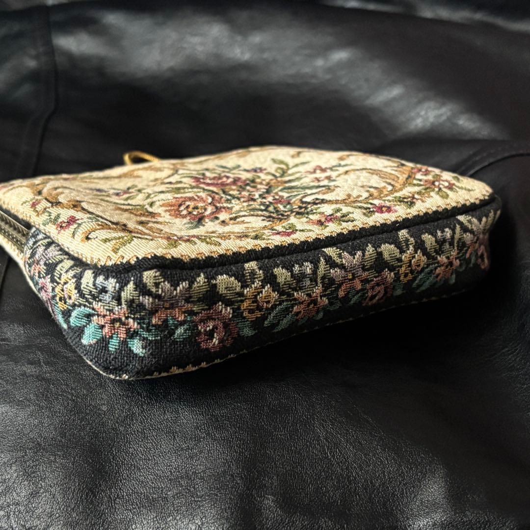 蚤の市 プチポワン バッグ コブラン織り ゴブラン