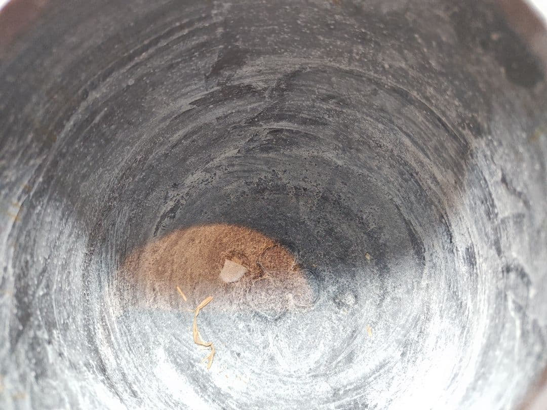 送料込【逢絢亭】茶道具 釜 筒釜 糸目模様 釜師 高橋敬典 共箱入り