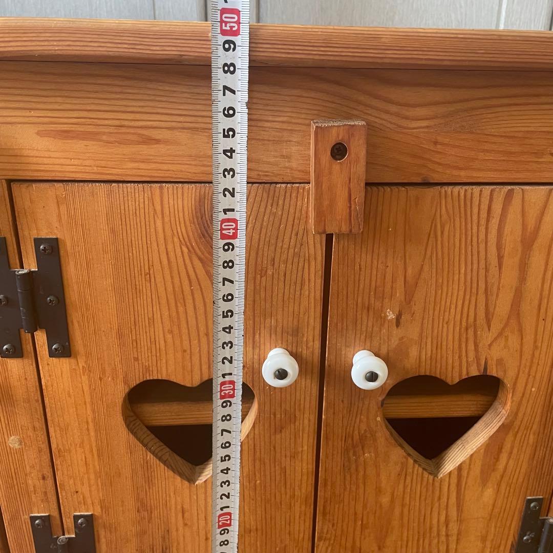 ココア◎used）カントリー家具　キャビネット　ローボード　テレビ台