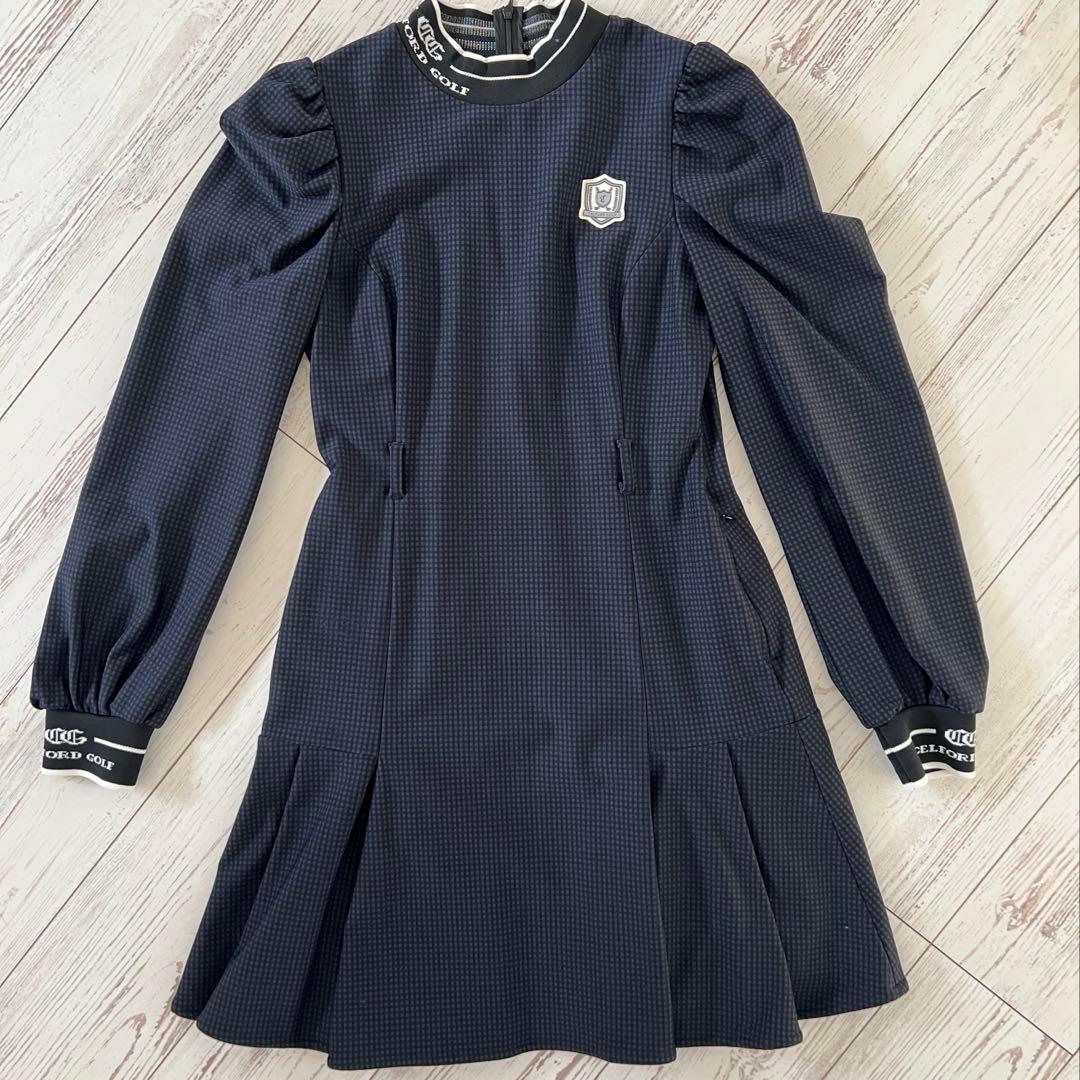 【CELFORD GOLF】裏起毛ロゴデザインワンピース