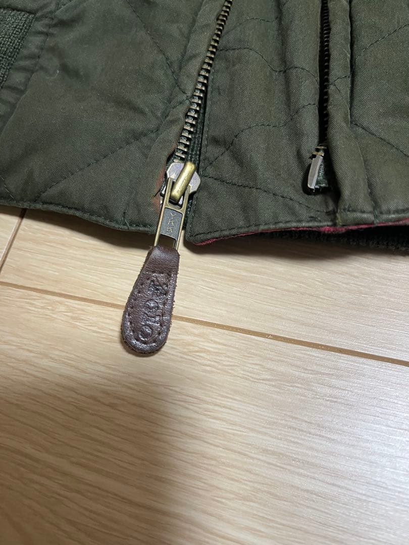 ラルフローレン　90sオイルド中綿キルティングジャケット