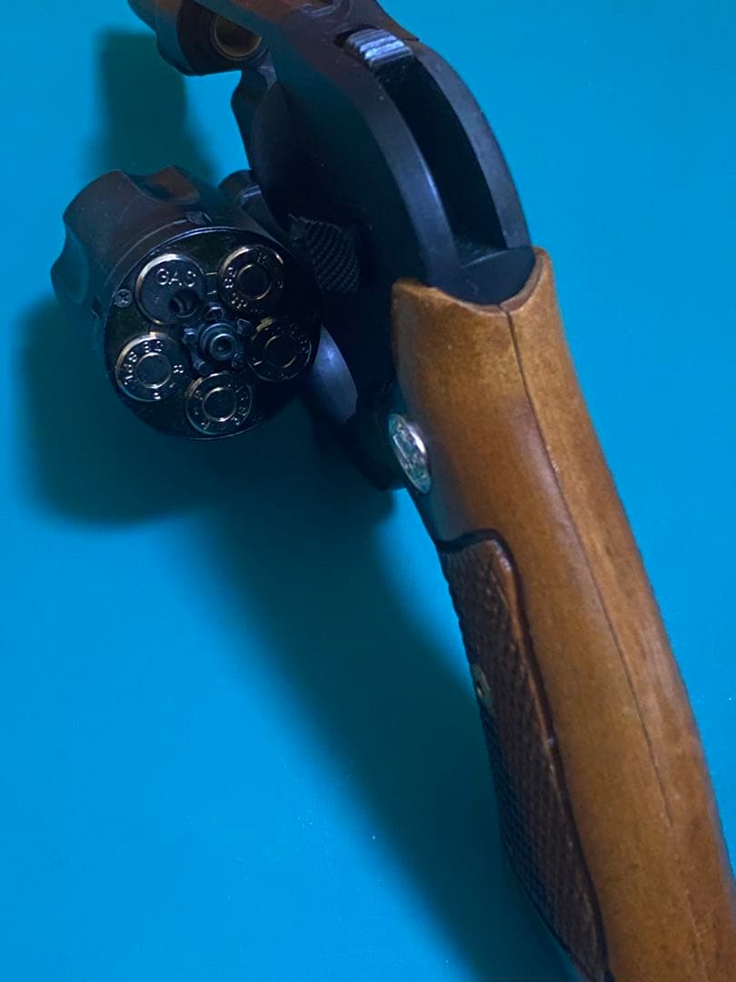 タナカワークスM49ボディガードHWウッドグリップカスタム　ペガサス式ガスガン