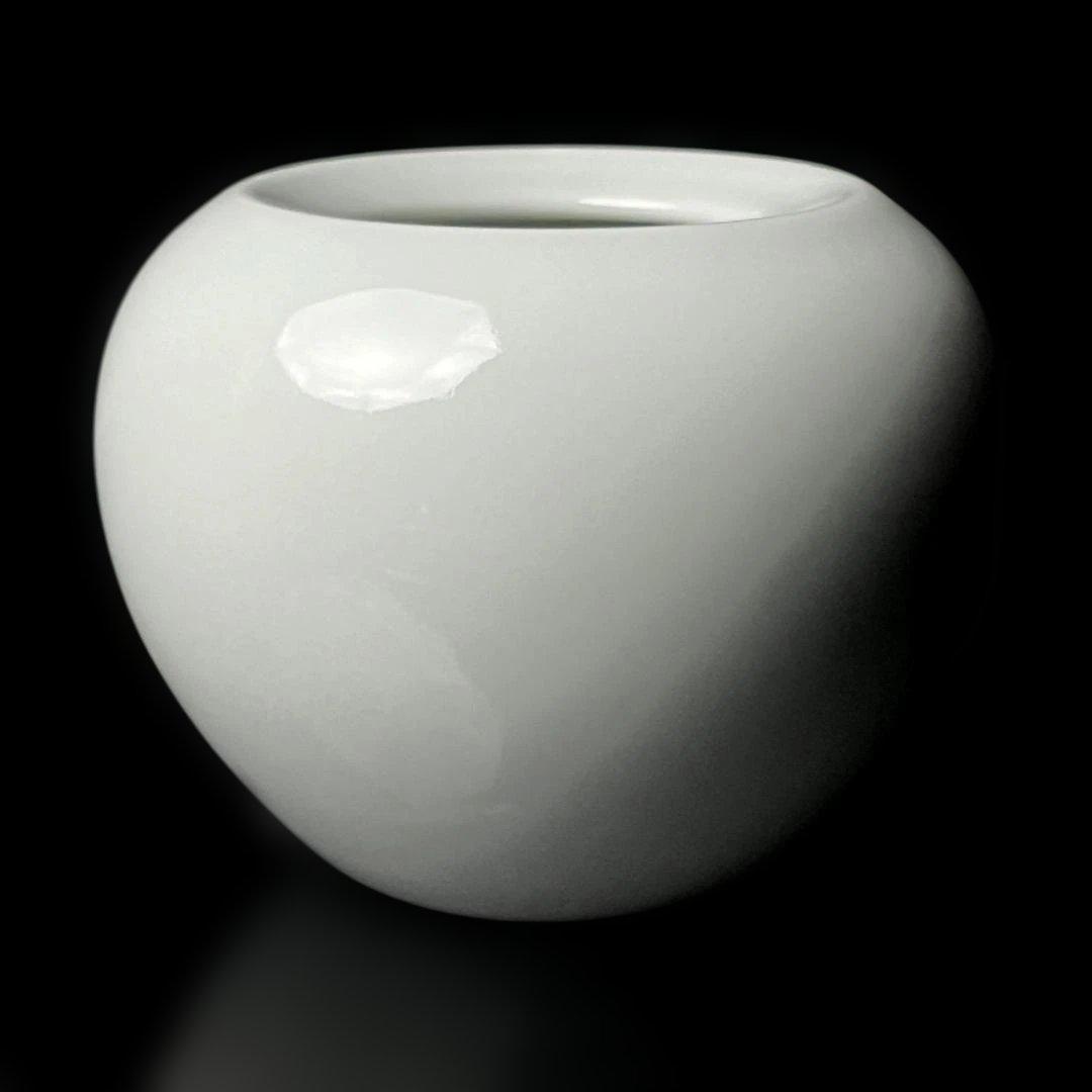 唐物 白磁水洗 大清康煕年製 款 中国美術 古玩 SH35