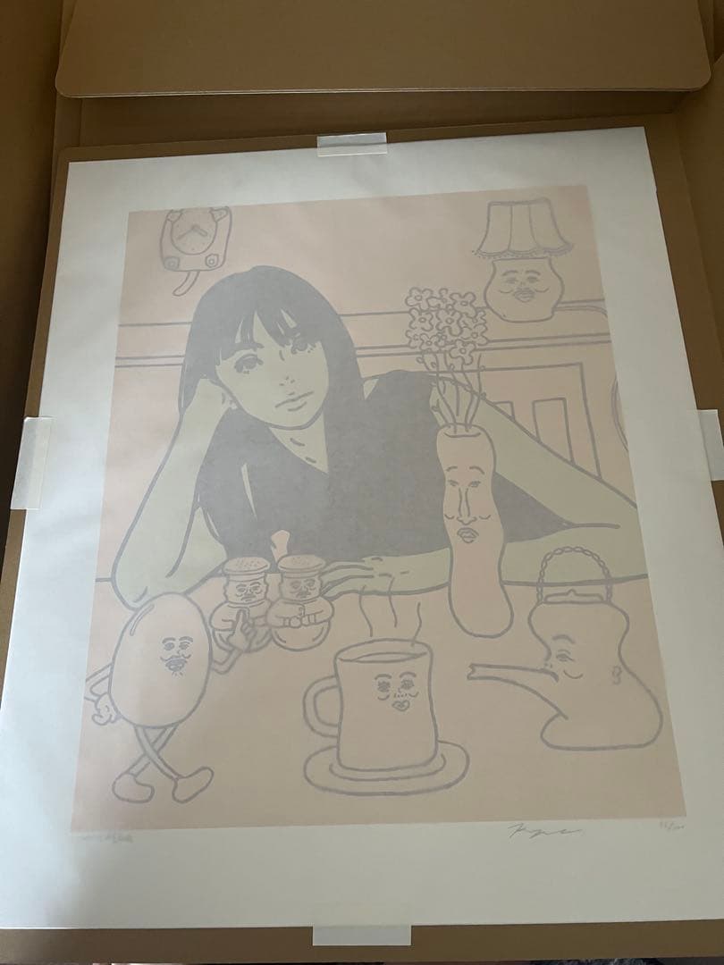 KYNE シルクスクリーン untitled,2023